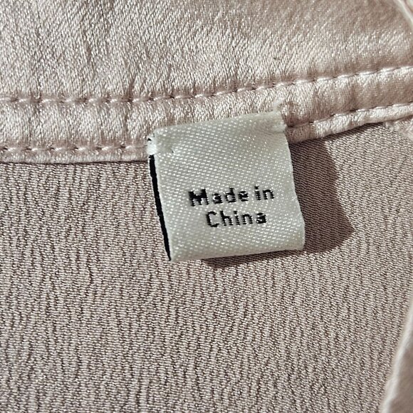 Vince Women’s Silk Blouse Blush Pink Small Quiet Luxury Workwear Minimalist - Picture 5 of 11